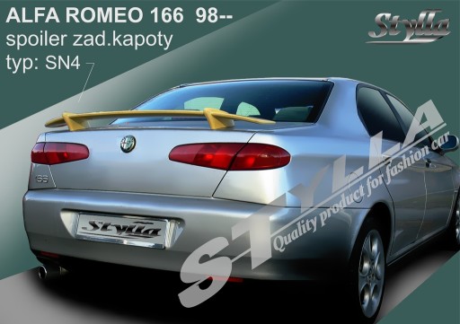 spoiler spojler do Alfa Romeo 166 09/1998-- 2 typy