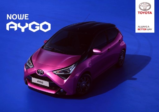 Toyota Aygo prospekt mod 2019 polski duży format