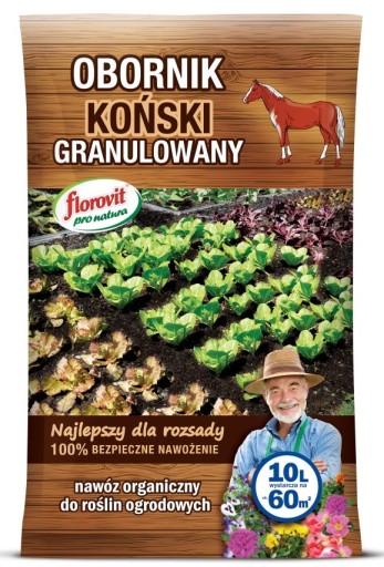 Florovit obornik koński granulowany 10L naturalny