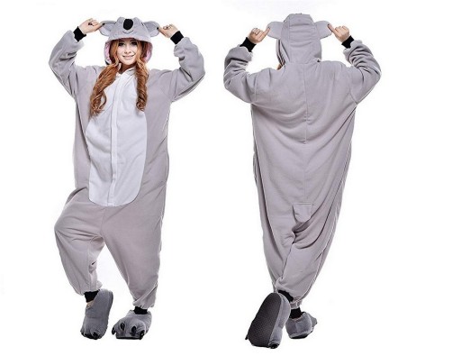 KOALA ONESIE PIŻAMA DRES MISIU KOSTIUM KIGURUMI L