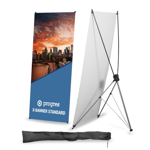 X-BANNER STANDARD 120x200 cm STAND X BANER ROLL UP