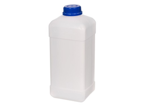 BUTELKA plastikowa HDPE biała BIOMUS 1500ml 1,5L