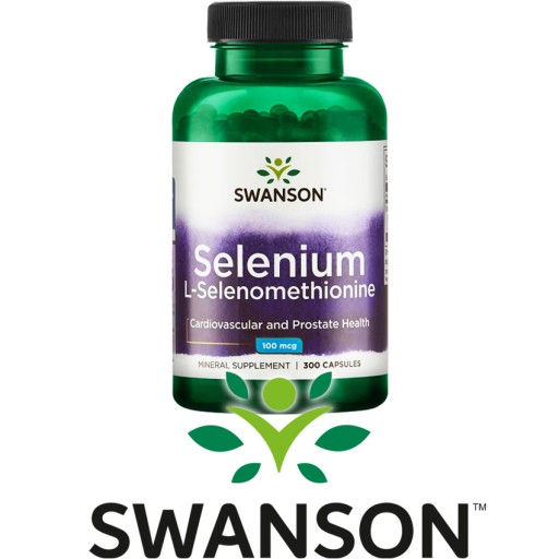 SWANSON SELEN organiczny 100mcg SELENOMETIONINA