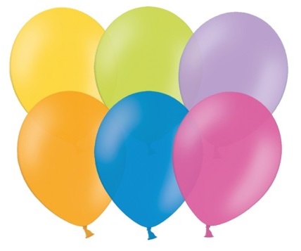 BALONY PASTELOWE BELBAL 25 CM 26xKOLOR BALON 5 SZT