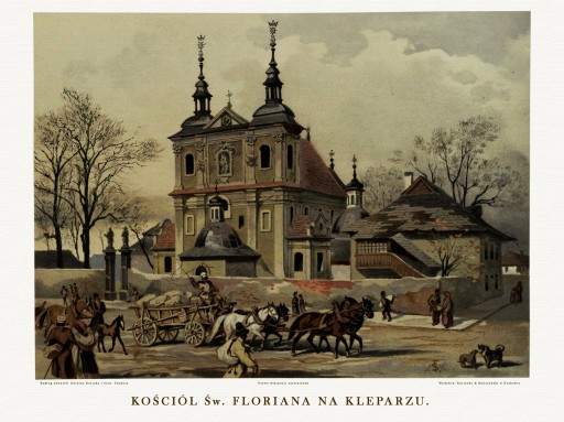 KRAKÓW Kościół Św. Floriana KOSSAK 1896