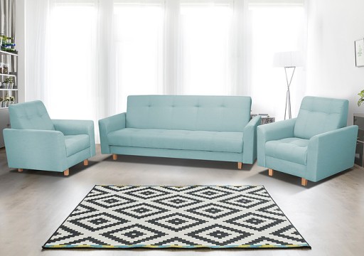 Komplet sofa kanapa + fotele SAGA salon