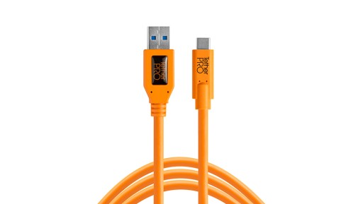 Kabel TetherPro USB 3.0 to USB-C 4.6m Pomarańczowy