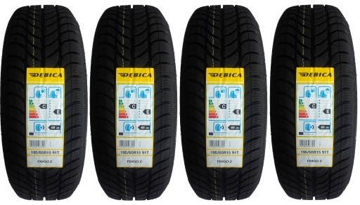 2x NOWE OPONY ZIMOWE 195/65R15 DĘBICA FRIGO 2