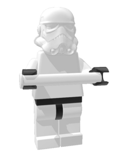 LEGO STORMTROOPER Uchwyt wieszak papier 35cm