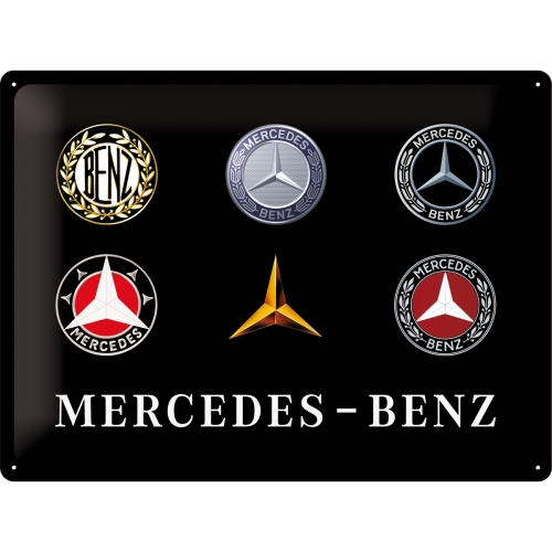 Tablica szyld MERCEDES-BENZ LOGO metal 30x40