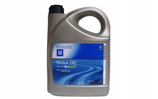 GM Motor Oil Dexos1 5W30 5L olej syntetyczny Opel