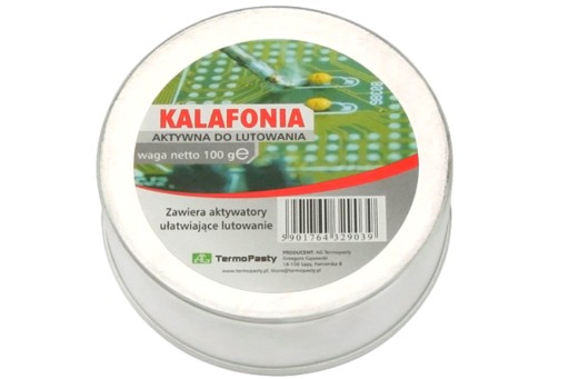 Kalafonia aktywna do lutowania 100g TermoPasty