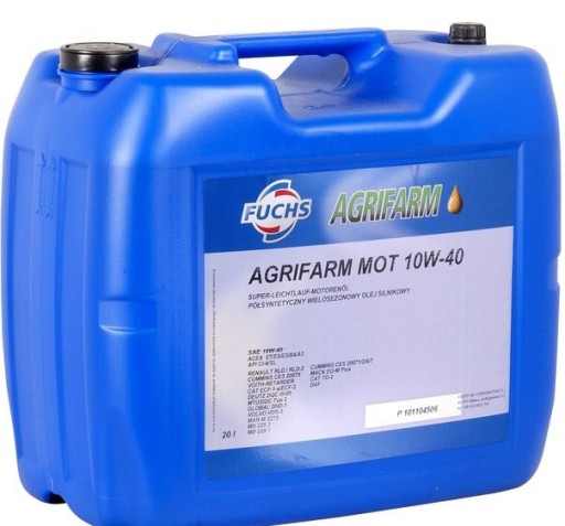 Olej FUCHS Agrifarm MOT 10W40 20 l