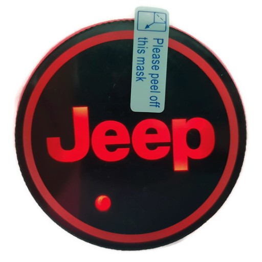 ŚWIATŁA LED LOGO PODKŁADKA JEEP RZUTNIK RGB MULTI