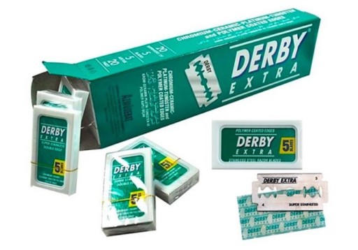 ŻYLETKI DERBY EXTRA (ZIELONE) 100 SZTUK