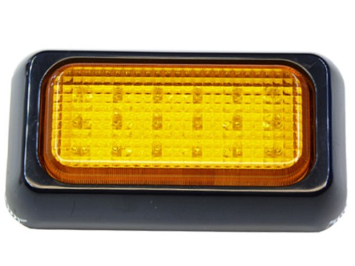 Lampa 18 LED sygnalizacyjna pomarańczowa 12V 24V