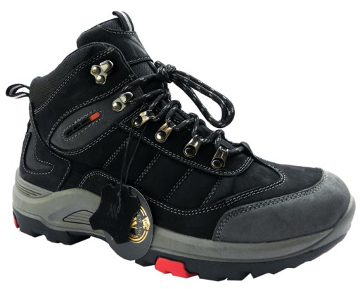 M215 Buty trekkingowe NEW AGE, skóra nat.rozm45