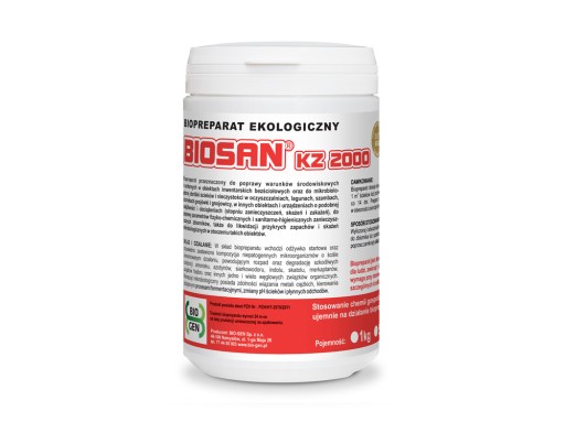 Biosan KZ2000 bakterie do szamba oczyszczalni 1KG