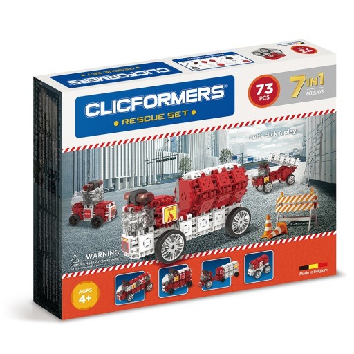 CLICS PL klocki CLICFORMERS 802003 7w1 Straż Pożar
