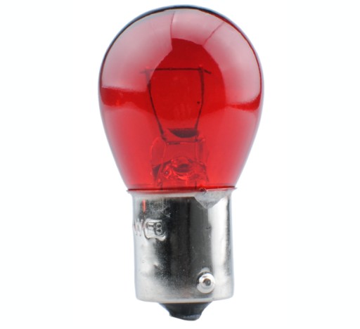 M-Tech Żarówka P21W PY21W BAU15S 12V 21W Czerwona