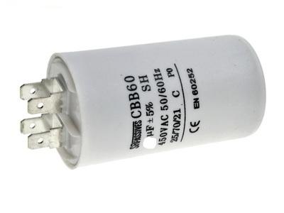 12uF 450V KONDENSATOR 12uF 450V do silnika CBB60A konektor