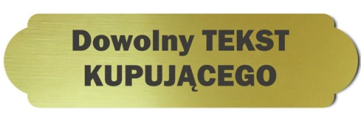 TABLICZKA GRAWEROWANA Z DOWOLNYM TEKSTEM XK95