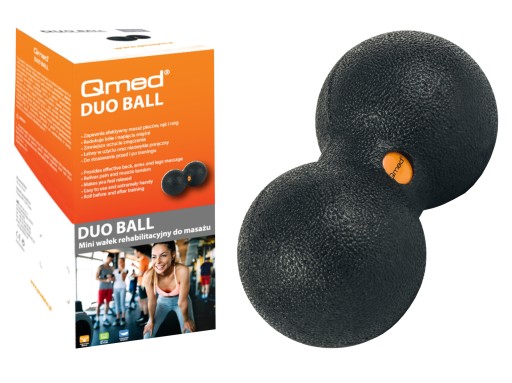 Qmed Duoball podwójna piłka do automasażu z pianki