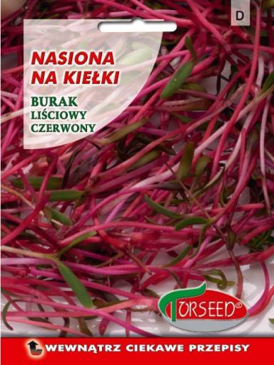 NASIONA NA KIEŁKI-BURAK LIŚCIOWY CZERWONY - 10G