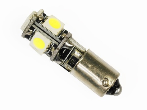 H6W 5x LED żarówka BA9S can bus canbus SMD 5050