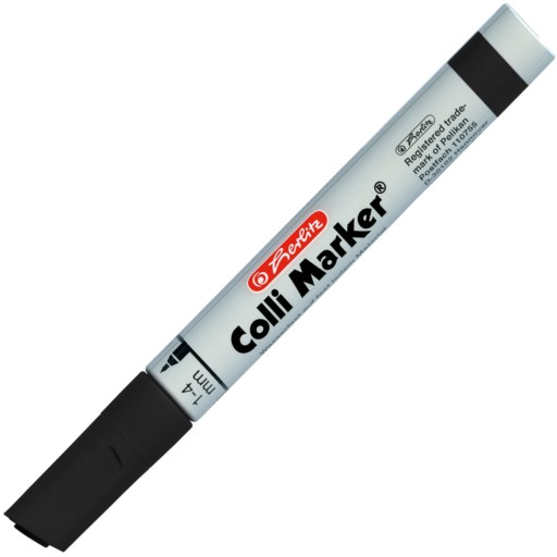 Marker mazak Herlitz Colli wodoodporny czarny