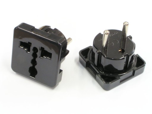 PRZEJŚCIÓWKA ADAPTER WTYCZKA ANGIELSKA US UK na PL