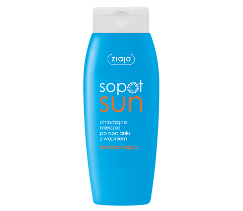 Ziaja sopot sun mleczko po opalaniu z wapniem