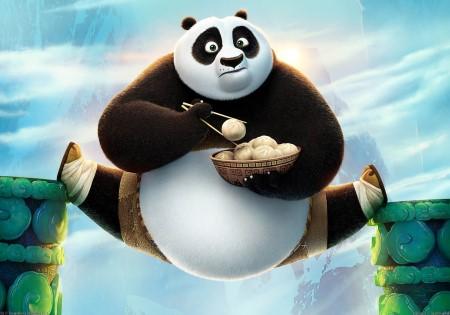 Wyjątkowy prezent plakat naklejka KUNG FU PANDA 3