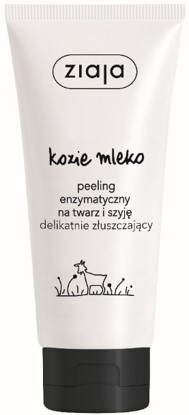 Ziaja kozie mleko peeling enzymatyczny twarz szyja