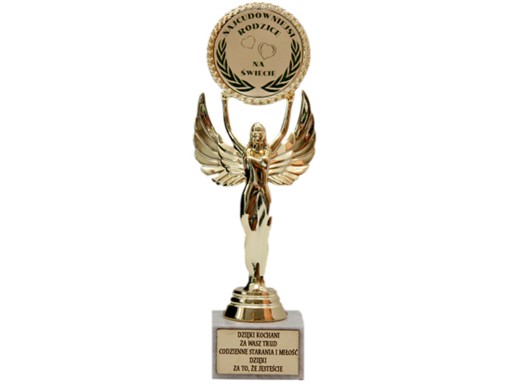 Podziękowania dla Rodziców - Statuetka -- 21cm