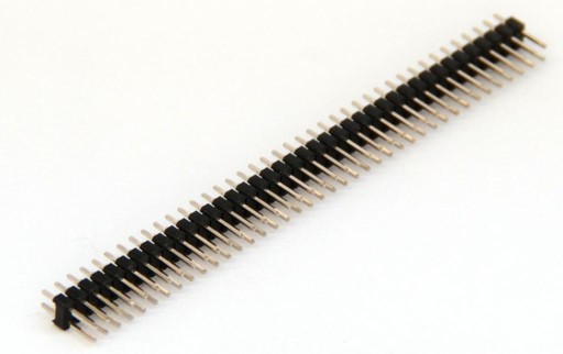 GOLDPIN listwa prosta 2x40 2,54mm 4szt.