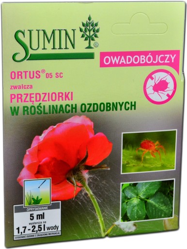 Sumin Ortus 5ml oprysk na przędziorki w ozdobnych