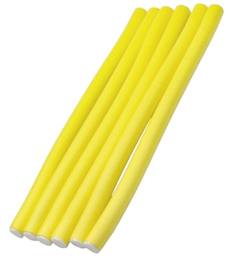 PAPILOTY GUMOWE DO WŁOSÓW WAŁKI 10/240 MM 10 SZT.