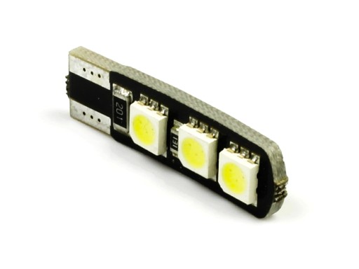 Żarówka LED Boczna CAN BUS W5W T10 6 SMD CANBUS