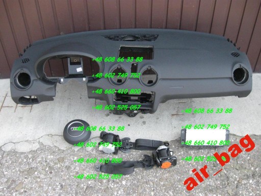 Торпедо распределителя приборная панель airbag audi oe 4b1857041cc 24a1 - фото