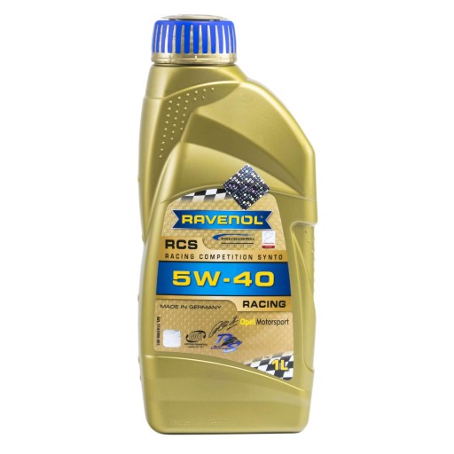 Ravenol rcs 5w40 1l racing competition, соревнования  synto1 - фото