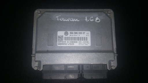 Компьютер vw touran 1.6 06a906033et 5wp404451 - фото