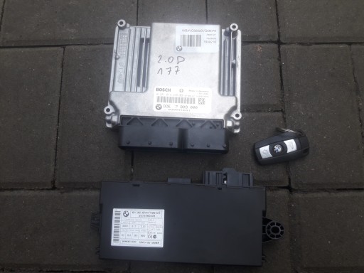 Компьютер двигателя bmw e90 n47 320d ews cas ключ1 - фото