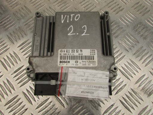 Компьютер a6111535279 2.2 cdi mercedes vito 639 05r1 - фото