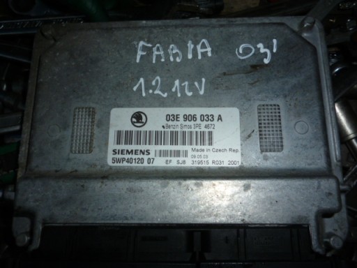 computer 1.2 IBIZA FABIA 02-08 03E906033A
