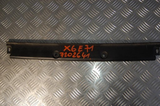 spoiler cover WNEKI boot BMW X6 E71 3,0 XD