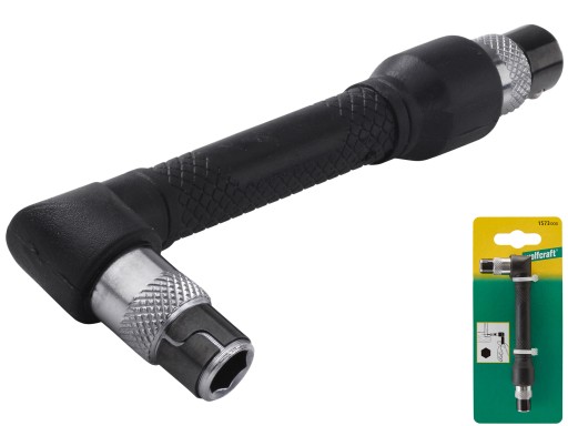 Угловая отвертка для наконечников, битов, бит Wolfcraft