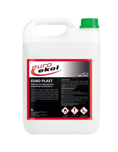 Euro-Ekol Plast 5L полирует пластиковую резину эффективным