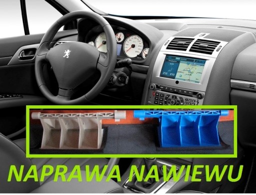 Naprawa 407 C5 klapki klapy nawiewu Peugeot Citroe