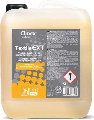 CLINEX TEXTILE EXT для стирки ковров и обивки 5